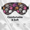 thumbnail image 3 of Xecao Halloween Skeleton for Soft Fluffy Sleeping Blindfold, Nap eye cover tailored for the utmost comfort for girls, women, kids, and adults., 3 of 7