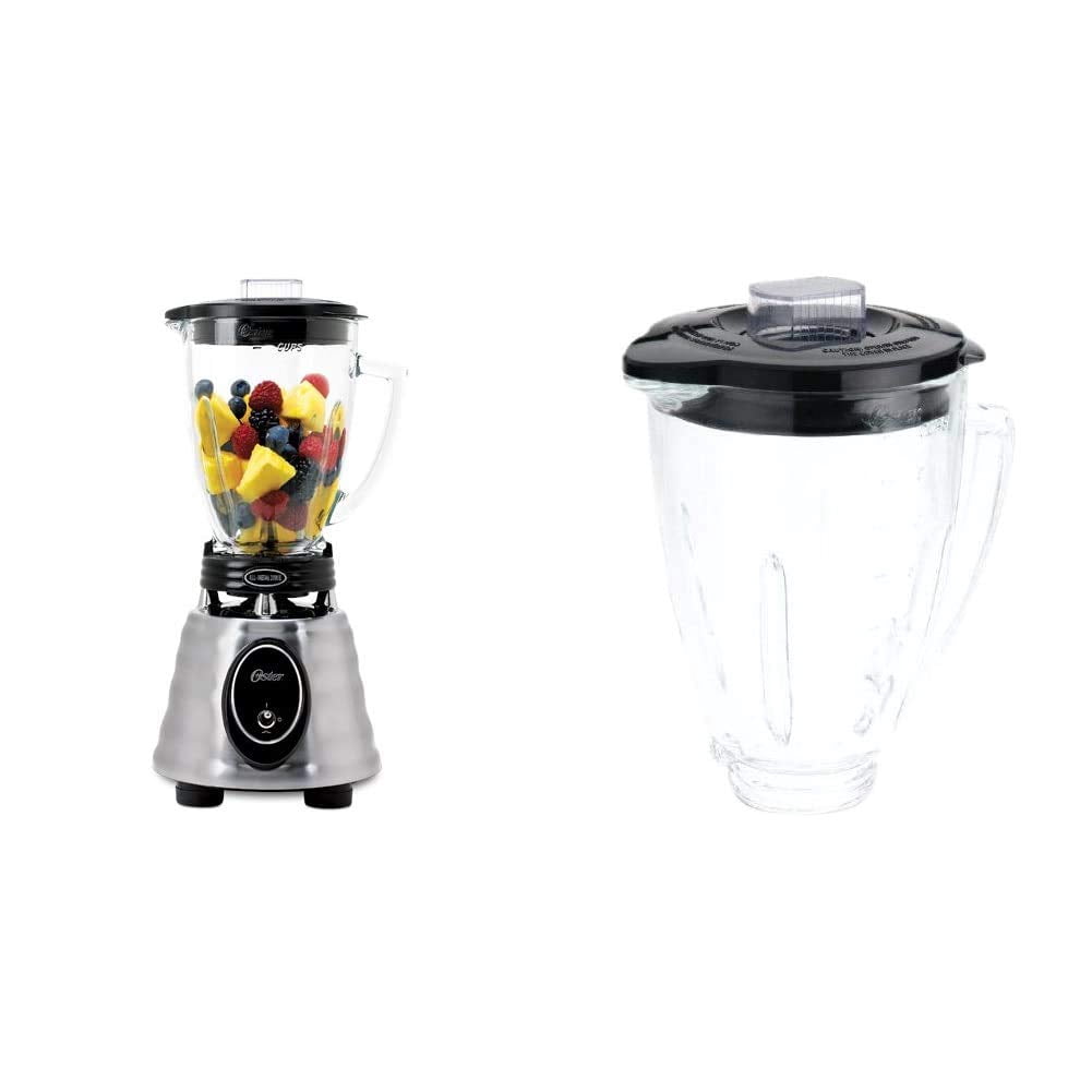 Oster BPCT02BA0000 6Cup Glass Jar 2Speed Toggle Beehive Blender