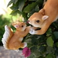 thumbnail image 4 of Creative Resin Squirrel Figurine Adorable for and different Yard Micro Landscape Ornament, 4 of 9