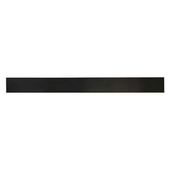 1/8" Comm. Grade Neoprene Rubber Strip, 2"x36", Black, 60A