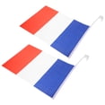 thumbnail image 3 of 2 banderas publicitarias para coche, bandera de Francia, bandera única para coche, 3 of 8