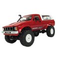 thumbnail image 4 of Camión todoterreno RC, WPL C24 1/16 .4G 4CH 4WD RC Pickup-Truck Car, Los mejores regalos de juguete para niños rojo Hugo Juguete RC de la camioneta pickup 4WD, 4 of 8