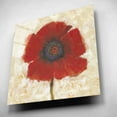 thumbnail image 4 of Epic Art 'Red Poppy Portrait II' by Tim O'Toole, Acrylic Glass Wall Art, 12"x12", 4 of 7