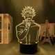 thumbnail image 2 of Figura de Anime Jujutsu Kaisen, Itadori Yuji Gojo Satori Fushiguro Megumi Kugisaki, lámpara de noche, decoración de dormitorio, modelo de PVC, regalo, 2 of 4