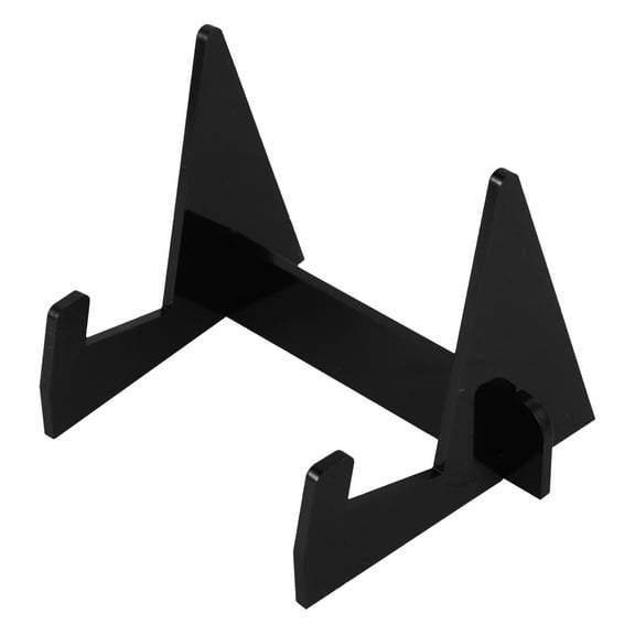 FOMIYES Acrylic Cookbook Holder for Display Black Transparent Bookstand with Waterproof Design Fits 35mm Thick Books