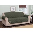 thumbnail image 2 of Innovative Textile Solutions 1-Piece Hudson Sherpa Waterproof XL Sofa Furniture Cover, Hunter Green, 2 of 2