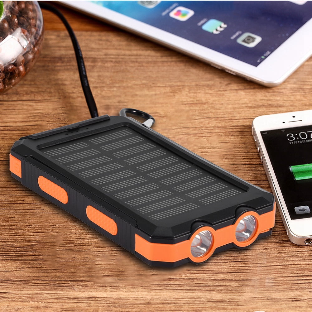 Solar Power Bank,10000mAh Outdoor Fast Charge Power Bank Dual USB Power Bank Case Tailored for Perfection