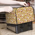 thumbnail image 7 of Daiia Cute Santa and Reindeer Pattern 4 slice Toaster Cover, Toaster Appliance Dust-proof Cover For Kitchen Small Appliance Dust Cover and Fingerprint Protection, 7 of 7