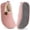 Pink, variant on BERANMEY Soft Memory Foam Slippers for Women and Men, Fuzzy Curly Fur House Slippers with Non-Slip Rubber Sole, Cozy Indoor Closed Back Home Shoes for Family