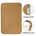 thumbnail image 3 of WallBeyond Wood Frame Rectangle Wall Mirror for Bathroom or Room Decor, 24" × 36", Natural Wood, 3 of 7