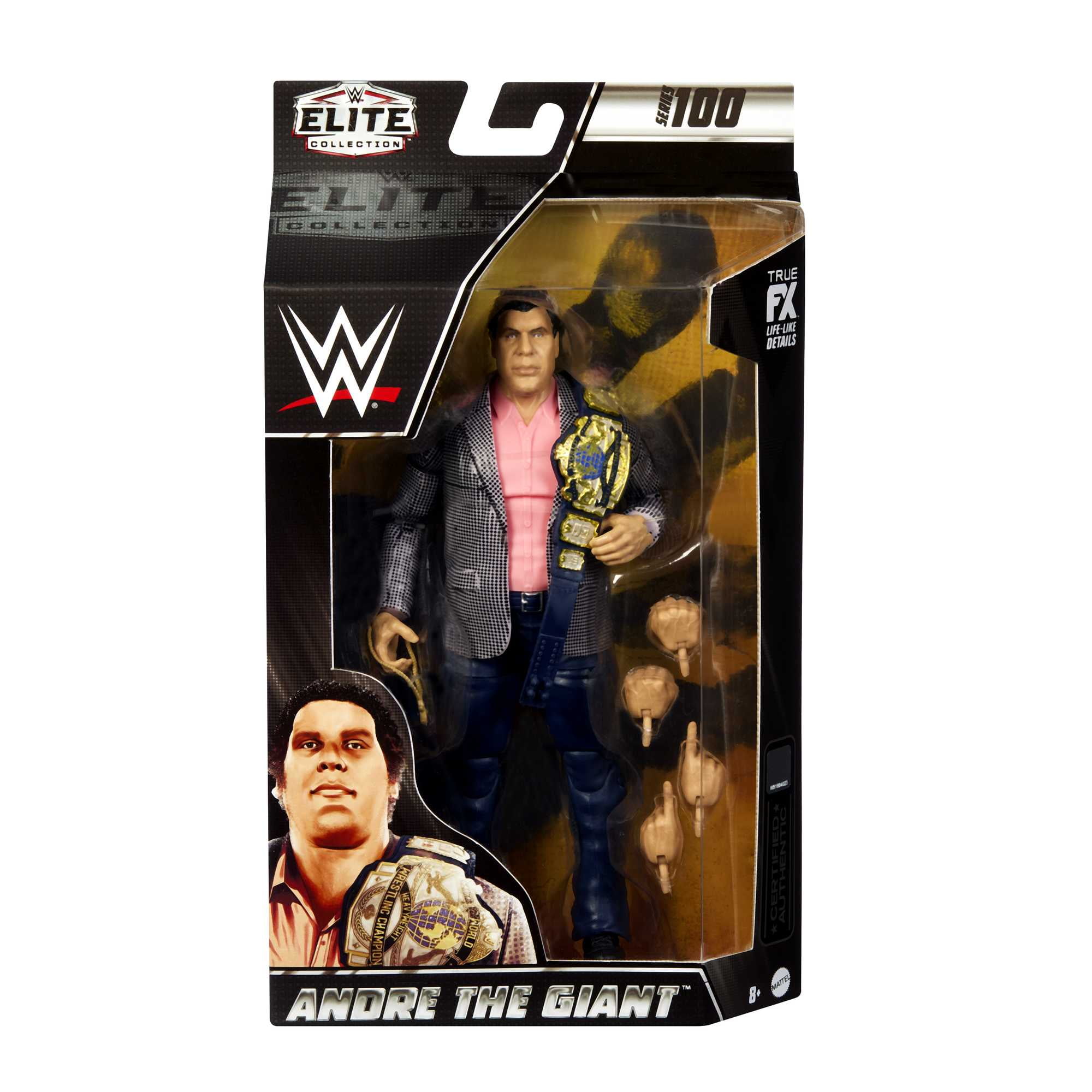 WWE Elite Collection Andre the Giant Action Figure with Accessories, Posable Collectible (6-inch)