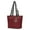 Burgundy, variant on MKF Collection Lori Vegan Leather Women's Tote Bag, Functional Stylish Shopper Purse Handbag by Mia K - Red