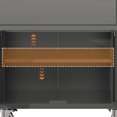 thumbnail image 3 of Sturdy and Durable Metal Tool Cabinet for Garage with Wheels - Mobile Heavy-Duty Storage Cabinet with 1 Drawer and 2 Locking Doors, Rolling Tool Storage Cabinet, Black and Gray, 3 of 7