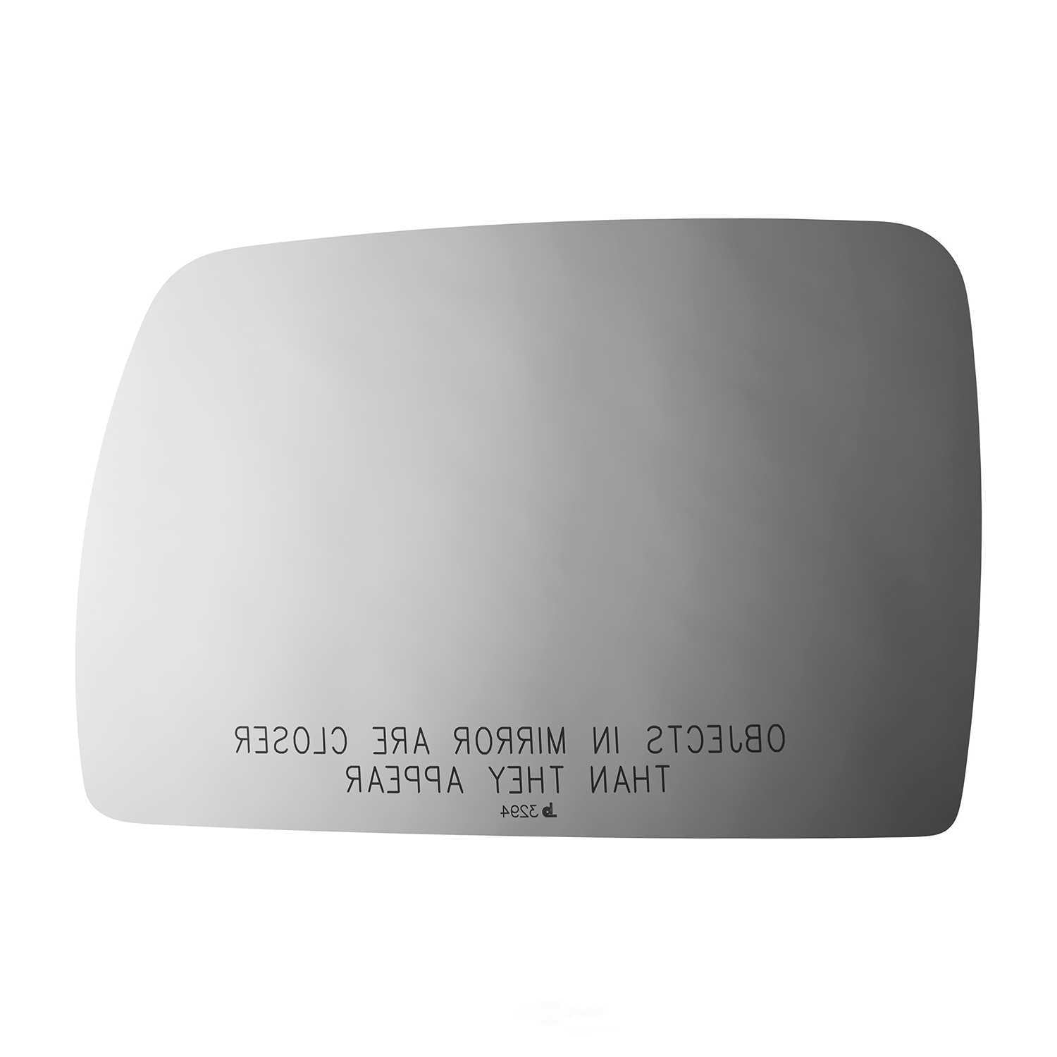 Burco Side View Mirror Replacement Glass - Clear Glass - 3294