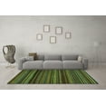 thumbnail image 3 of Ahgly Company Indoor Rectangle Abstract Turquoise Blue Modern Area Rugs, 4' x 6', 3 of 4