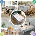 thumbnail image 6 of Princess Unicorn Pattern Rectangle Tablecloth 60"x102",Waterproof Polyester Rectangle Table Cloth, Wipeable Spillproof Polyester Tablecloth for Dining, Camping, Indoor and Outdoor, 6 of 6