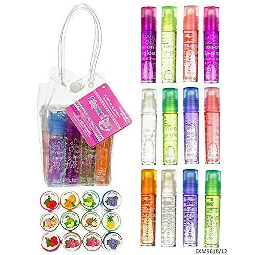 Expressions by Almar Expressions Girl 12 Piece Flavored Lip Gloss for