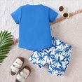 thumbnail image 3 of Toddler Baby Boy Outfits Summer Clothes Set Beach Shirts Shorts Vacation Playwear Summer Outfits Boys Short Sleeved Shorts Suit 6M 12M 18M 2T 3T, 3 of 8