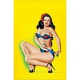 thumbnail image 2 of Art.com Beauty Parade Magazine; Pinup in a Bikini Stretched Canvas Print Wall Art by Peter Driben, 16" x 24", 2 of 4