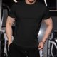 thumbnail image 5 of Ceisia Men's Slim Fit Crew Neck Short Sleeve T-Shirt High Stretch German Velvet Athletic Top Black L Gifts, 5 of 6