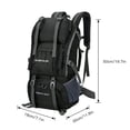 thumbnail image 4 of Mochila de senderismo y acampada de 45 l, gran capacidad, para montañismo, impermeable, para viajes, 4 of 5