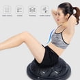 thumbnail image 3 of Pelota de equilibrio de 46 cm con bandas de resistencia y bomba de pie, gruesa y a prueba de explosiones, para yoga, pilates, fitness y entrenamiento en casa., 3 of 5