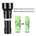 thumbnail image 4 of Professional Diving Flashlight XHP90 Powerful Underwater Lamp IPX8 Waterproof LED Torch High Power Flashlight Scuba Diving Light, 4 of 7