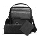 thumbnail image 1 of Bolsos Para Hombre Bandolera Piel Sintética 3pzs  Negro, 1 of 5