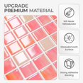 thumbnail image 4 of Azulejos de pared Walanz 12"x12" rosa con diseño diamante, adhesivos tipo peel & stick, 4 of 8