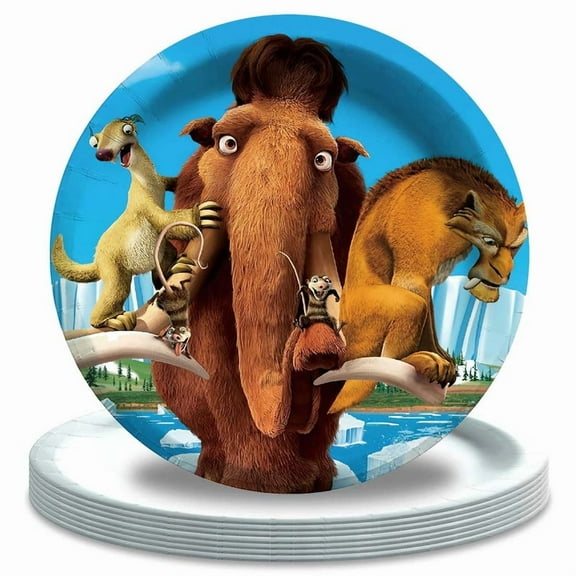 Ice Age Paper Plates Birthday Decorations Party Supplies Tableware Disposable Dinnerware