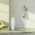 thumbnail image 6 of Bamboo Cylinder Floor Vase  - Handcrafted Tall Decorative Vase - Ideal for Dining Room, Living Room, 27.5 Inch White, 6 of 8