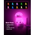 thumbnail image 4 of Plug in Night Light for Kids, 3D Cute Puppy Lights with Dusk to Sensor, RGB+Soft White 3000K Dog Light, Christmas Birthday Gift Nightlight Room Decor, 4 of 4