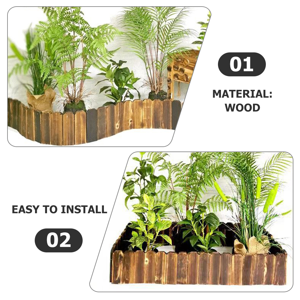 LEXSOMEO Fence Garden Decor Garden Edging Border Fence Decor Garden Fence Ornament Lawn Border