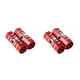 thumbnail image 3 of Greeniant Pedal de bicicleta de montaña, 1 par, Pedal de eje Hexagonal para bicicleta de montaña, clavijas para acrobacias de pie de aleación, ranuras rojo 2piezas Greeniant CBP098239, 3 of 5
