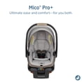 thumbnail image 3 of Maxi-Cosi Mico Pro+ Infant Car Seat, Oyster Shell, 3 of 16