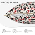 thumbnail image 3 of KLL Christmas Cat Decorative Throw Pillow Covers Velvet Soft for Couch Sofa Bedroom Living Room Outdoor (No pillow core)- 18"x18", 3 of 5