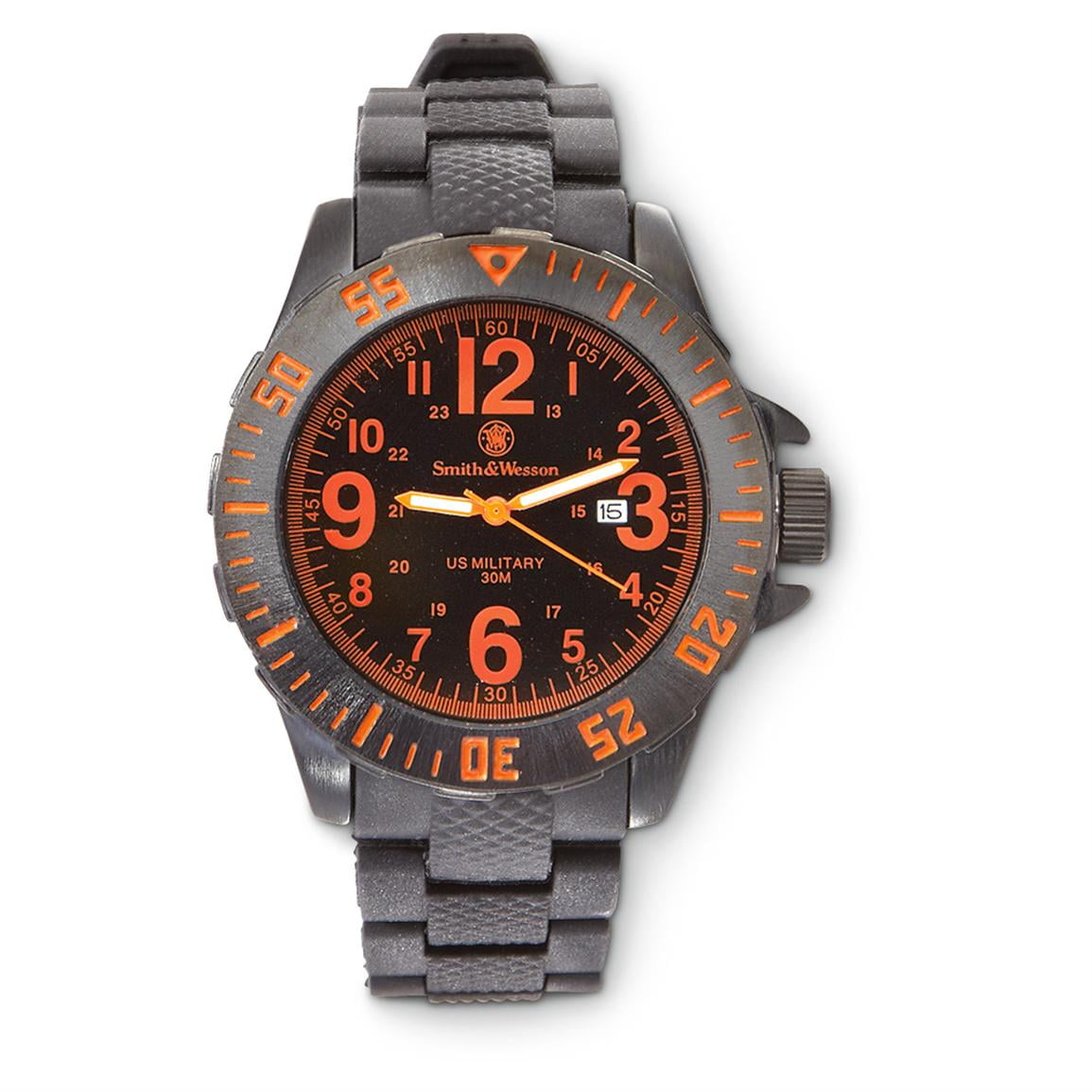 Smith & Wesson NATO Watch Black - Walmart.com