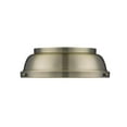 thumbnail image 2 of Golden Lighting 3602-14 AB-AB Flush Mount Ceiling Light, 2 of 4