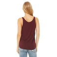 thumbnail image 2 of BE 8802 LAD FLOWY SD SLIT TANK (MAROON S), 2 of 4