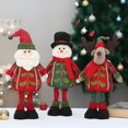 thumbnail image 2 of Christmas Santa Claus Cute Snowman Reindeer Doll Gift Retractable Elk Desktop Decoration Supplies Home Ornaments Children's Toys, 2 of 5