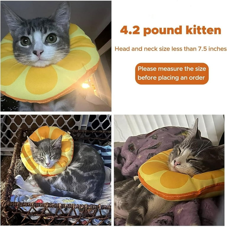 Adjustable Cat Cone Collar Soft, Cat Recovery Collar, Soft