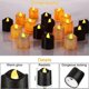 thumbnail image 5 of 24-Pack Gold Flameless Votive Candles with Black Glitter - LED Tealight Candles for Elegant Home Decor & Events, 5 of 5