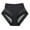 Black, variant on NUZYZ Sexy Seamless Women Panties Mid Waist Large Size Mesh Breathable Highly Elastic Nylon Lady Underpants Blue