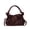 🍒 Coffee_Hot#4814, variant on Canvas Tote Shoulder Bag Crossbody Handbag, Polyester Small Purse, 5 Colors Black Red Brown Green Coffee, Adjustable Strap, Casual Outdoor Travel
