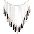 thumbnail image 1 of Colgante de Pared de Macramé, Tapiz de Macramé para Colgar en La Pared, Tapiz de Hojas Tejidas A Mano Bohemio, Decoración Tejida Bohemia para Apartamento, Galería, Sala de Estar, 1 of 8
