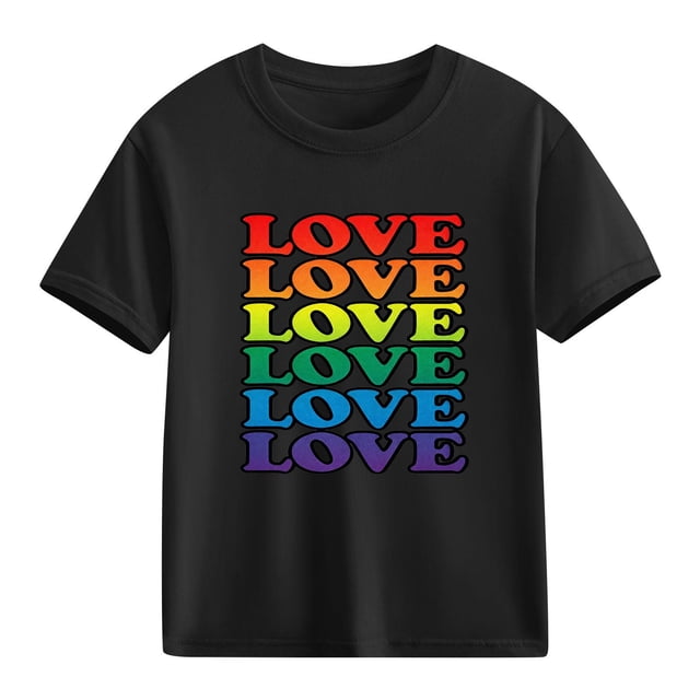 hengsof T-Shirt Graphique à Manches Courtes Imprimé pour Enfants