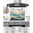 thumbnail image 5 of nqOlkjepod Large Induction Cooktop Protector Mat 28.5"x20.5", Teal Gold Coastal Wave Stove Top Covers for Electric Stove, Abstract Oil Painting Ocean Stove Burner Cover Mats, Glass Top Stove Cover, 5 of 8