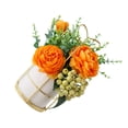 thumbnail image 1 of tredstone Simulation Flower Set Space With Beautifully Crafted Artificial Flowers Pinellia orange 1Set, 1 of 6