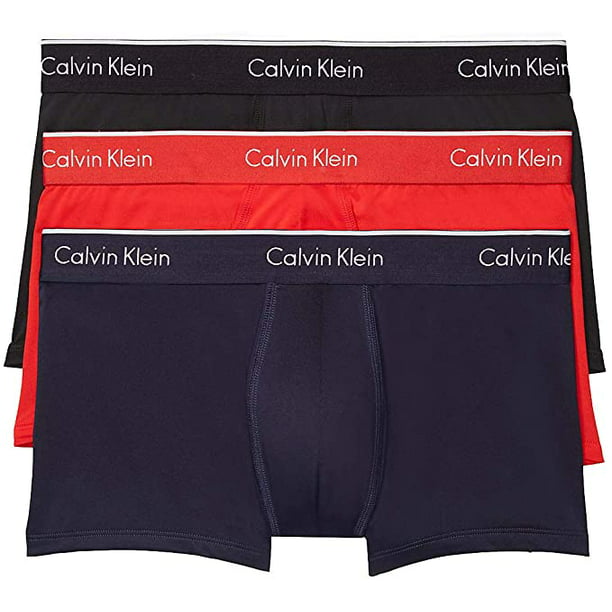 Calvin Klein - CALVIN KLEIN MEN - BT BLACK RED BLUE LARGE - 3 PACK ...