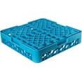 thumbnail image 4 of Carlisle OptiClean 16-Compartment Glass Rack Blue, 19.88" Length x 19.88" Width x 4" Height, Polypropylene | 1 Each, 4 of 9